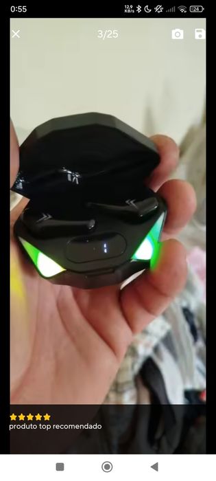 Caixa de fones RGB BOA QUALIDADE