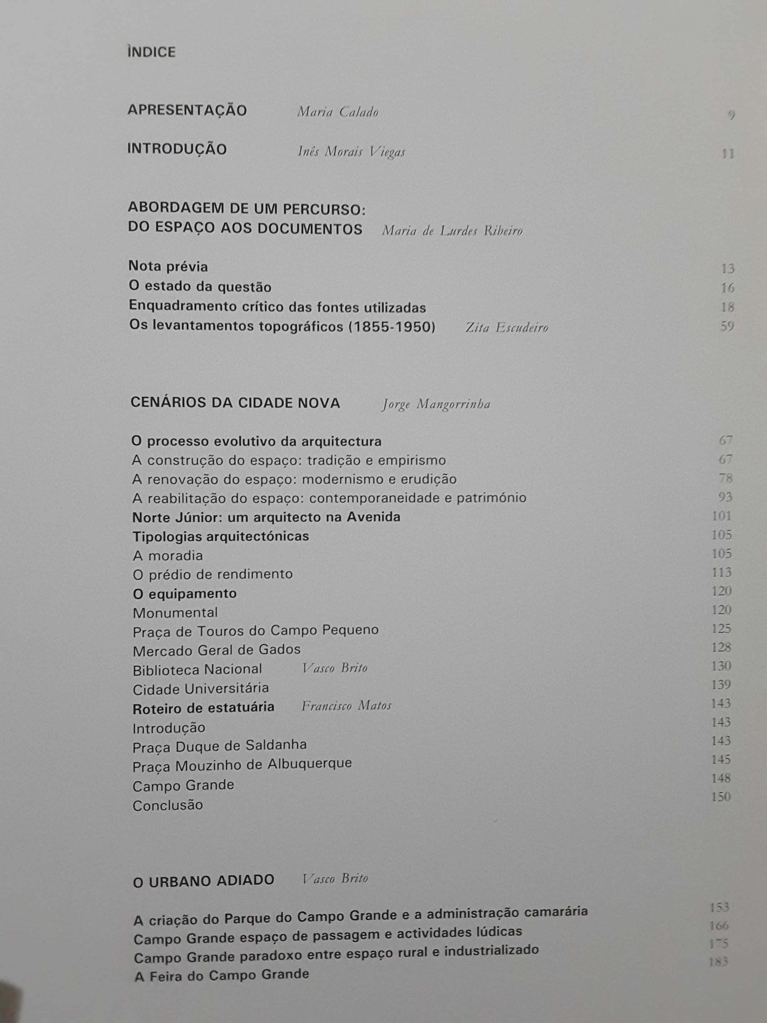 Do Saldanha ao Campo Grande. Os Originais do Arquivo Municipal