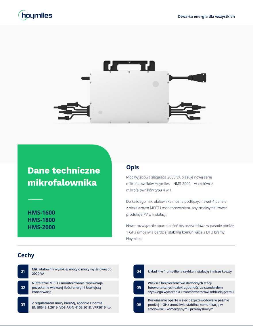 Hoymiles HMS-1800-4T 1F