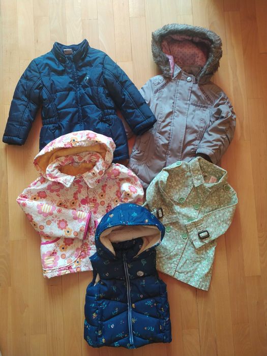 Куртка для дівчинки mango,HM,CA,topolino,george, розмір 1.5-4 роки