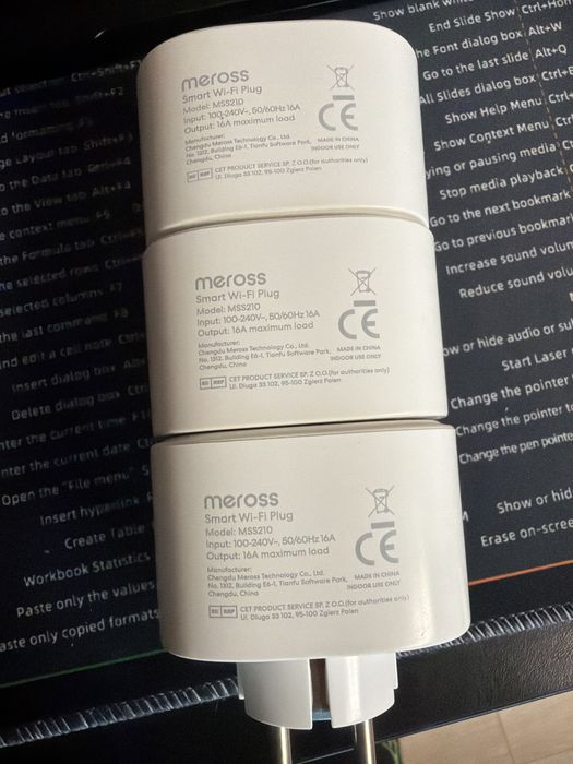 Meross smart gniazdka Apple HomeKit
