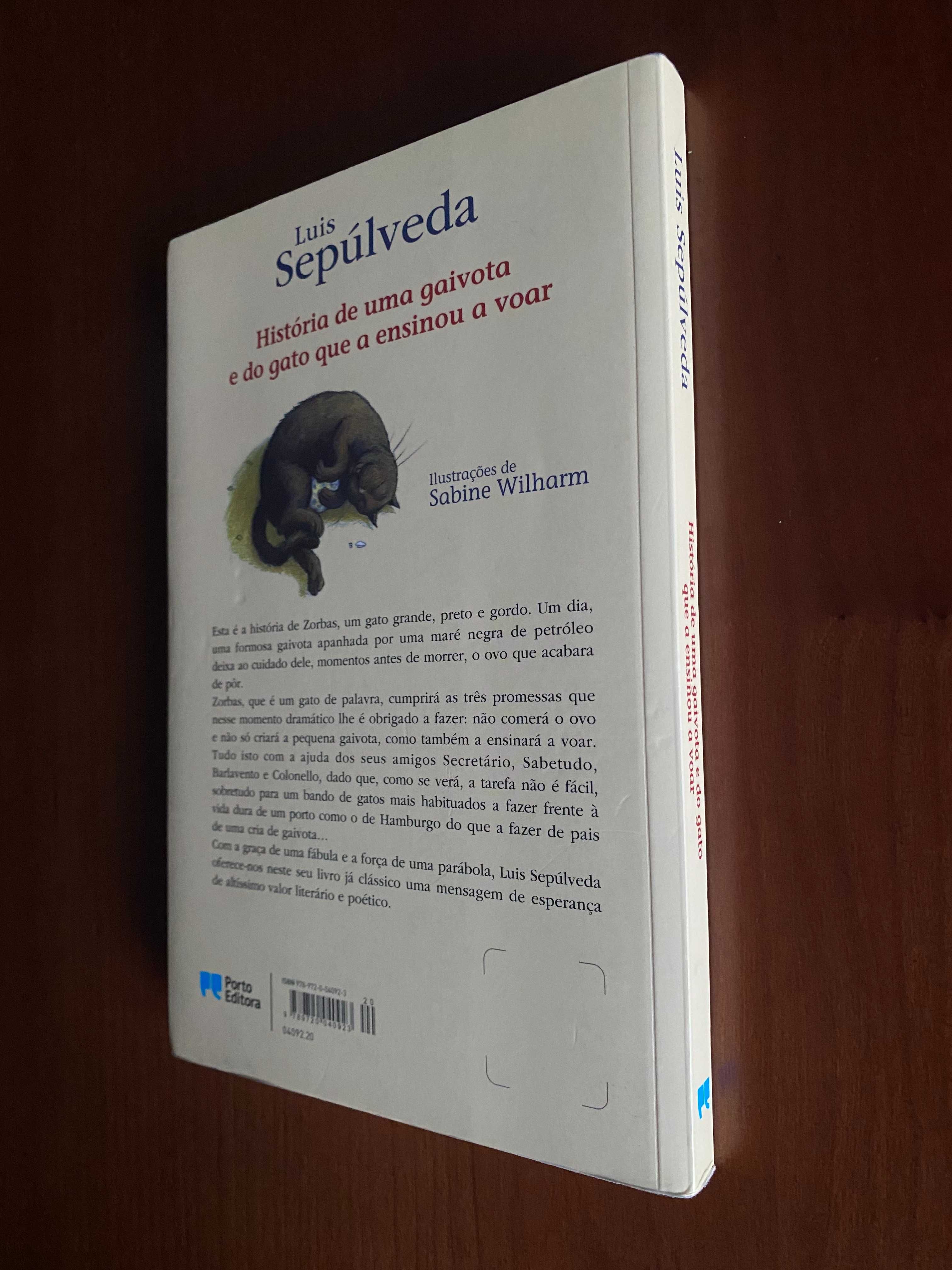 Livro "História de uma gaivota e do gato que a ensinou a voar"