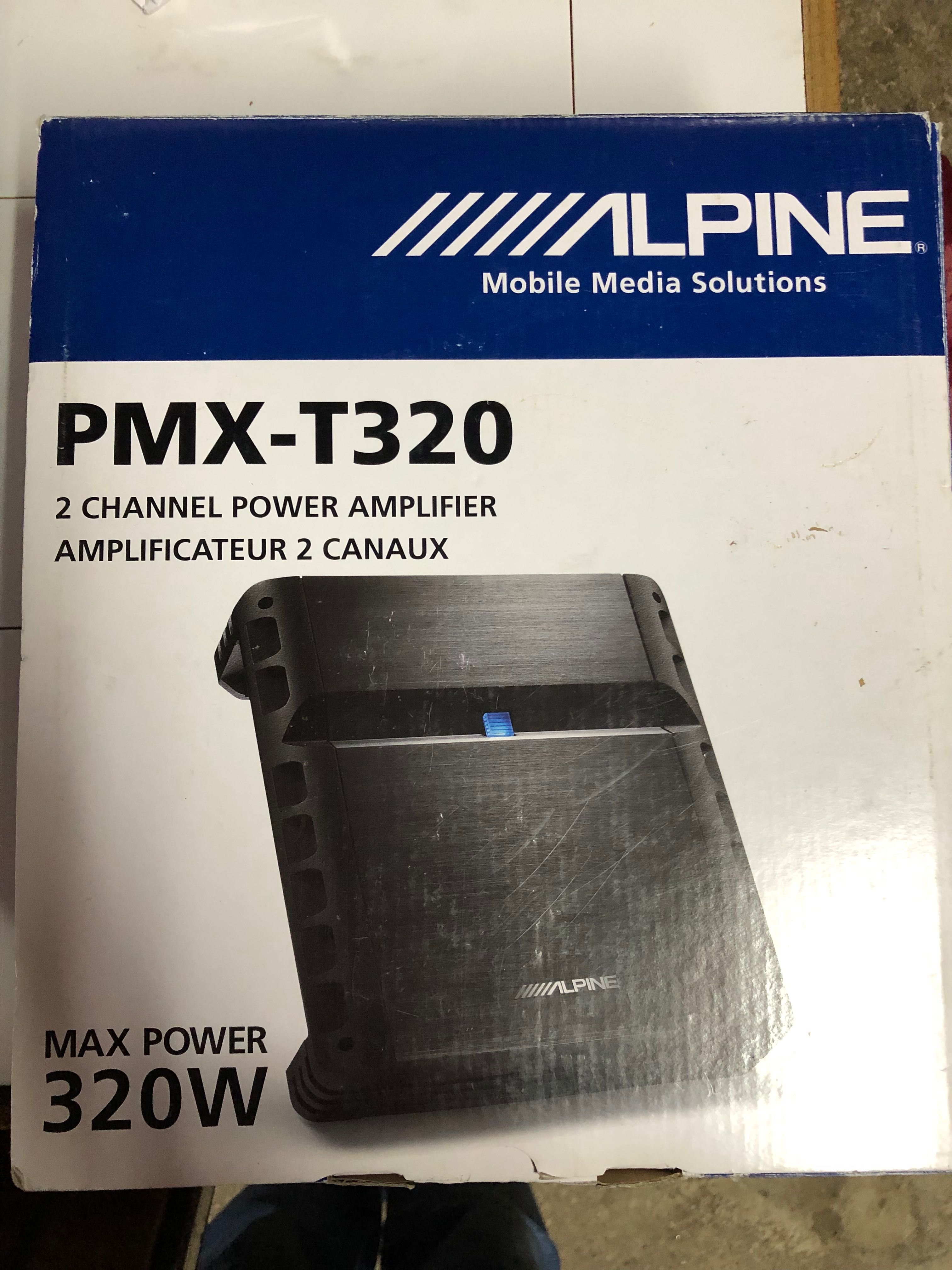 Amplificador Alpine novo