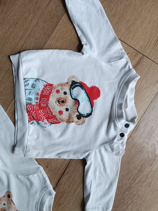 Bluzka bluzeczka t-shirt bluza coccodrillo 68 świąteczne zimowe