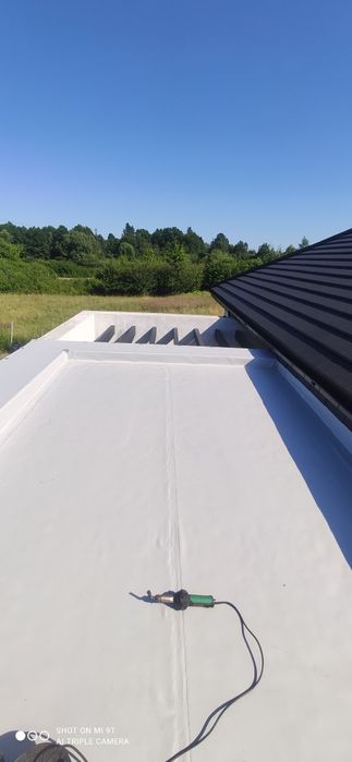 Hydroizolacja membraną PVC Tarasów, Balkonów, Dachów Płaskich, Attyka