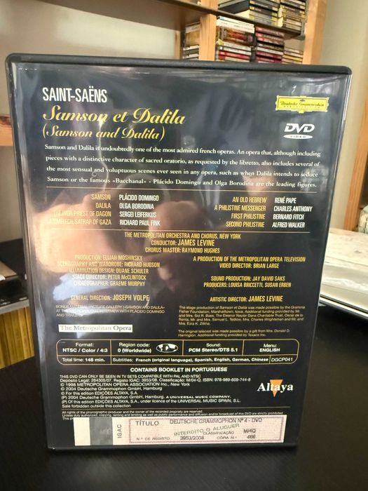 Saint-Saëns – Samson et Dalila – Domingo, Borodina, Pape – Levine