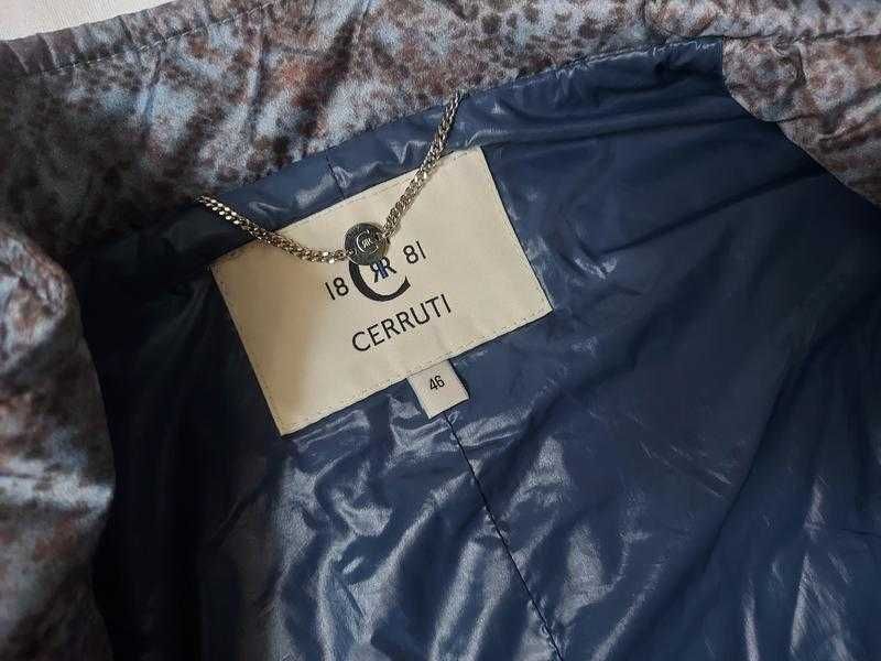 Легкая куртка пиджак cerutti анималистический принт