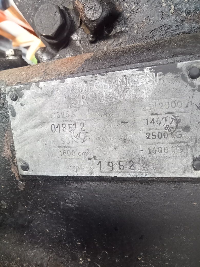 Ursus C325/C330 - 1962r. / Dokumenty / Zarejestrowany