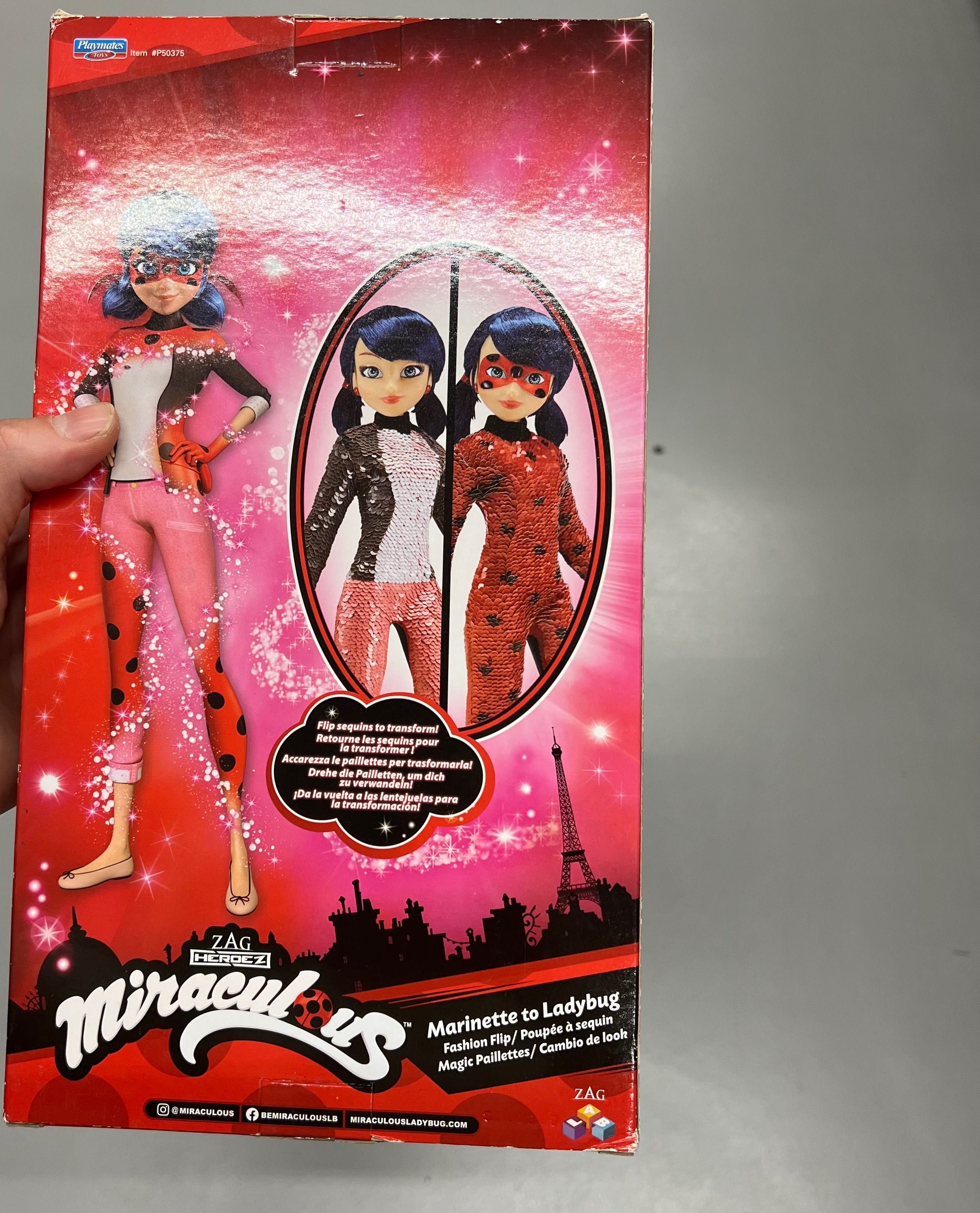Boneca LadyBug Fashion Flip