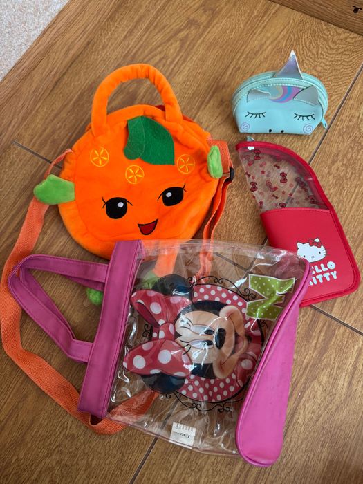 Набір для дівчинки у подарунок, сумка, рюкзак, гаманець