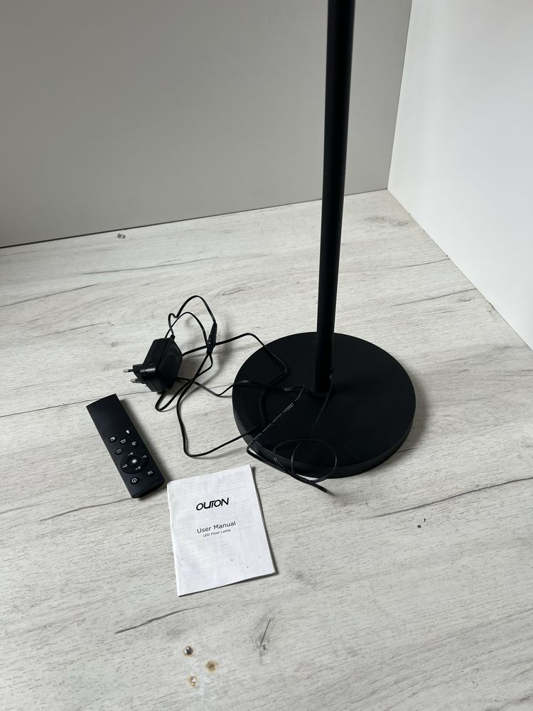 OUTON Lampa stojąca LED, ściemniana, 12 W regulowana