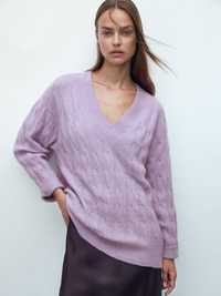 Вовняний светр Massimo Dutti M джемпер пуловер оверсайз вовна кофта
