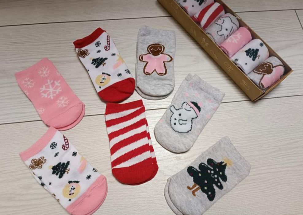 Дитячі новорічні шкарпетки