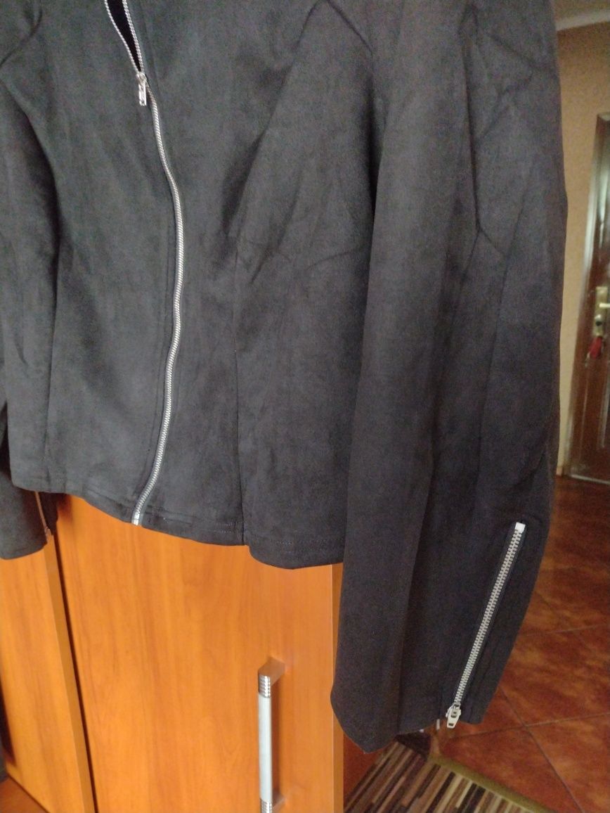 Nowa ramoneska eko-zamsz 3xl