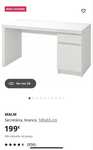 Secretaria ikea preta como nova (fotos pv)