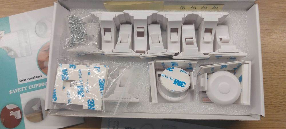 Zabezpieczenie magnetyczne blokada mebli szafek, blokady dla dzieci