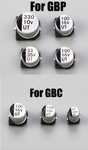 Game boy pocket e color capacitores SMD ou PTH