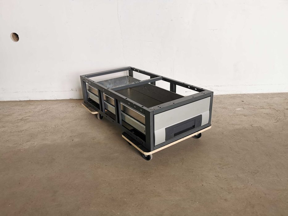 Szuflada dolna podłogowa do busa auta regał samochodowy serwisowy BOTT