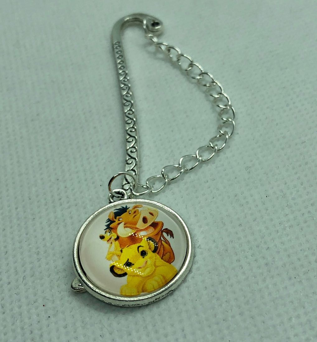 Zakładka do książki metalowa Król Lew Simba timon Pumba Disney