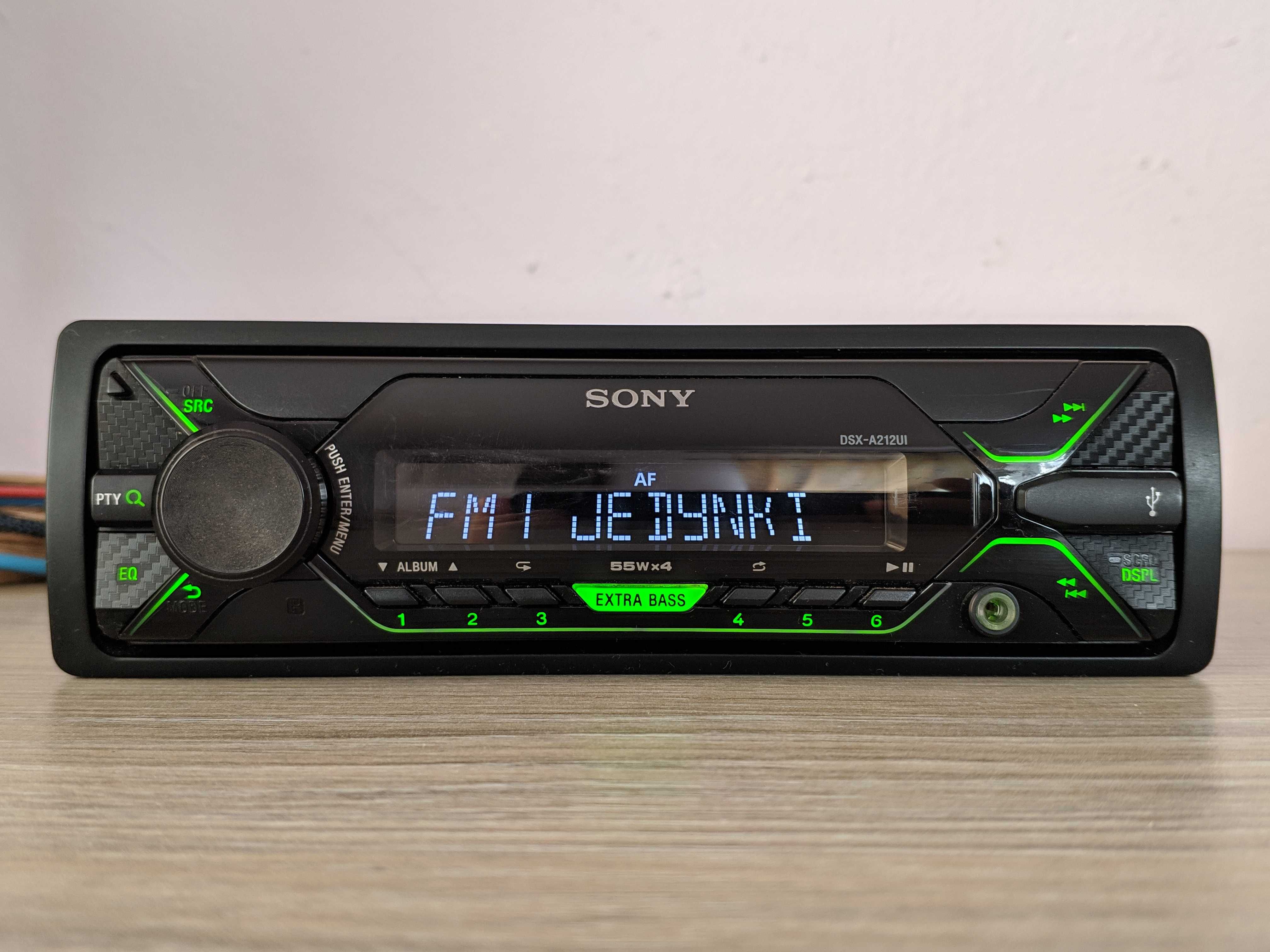 Radio SONY DSX-A212UI XPLOD 55Wx4 samochodowe