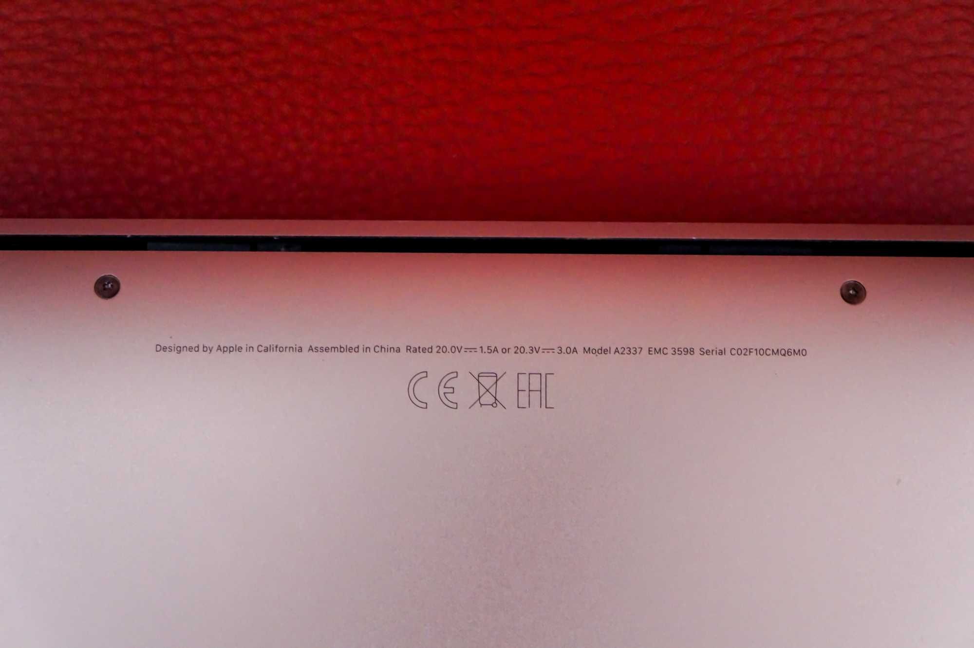 Apple Mac Book Air A2337 Gold ZESTAW Opakowanie Ładowarka Obudowa