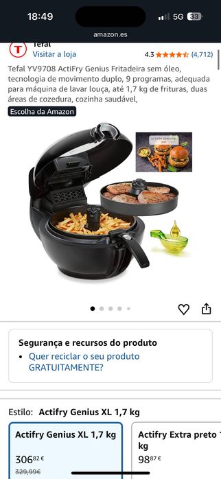 Tefal Genius 2in1