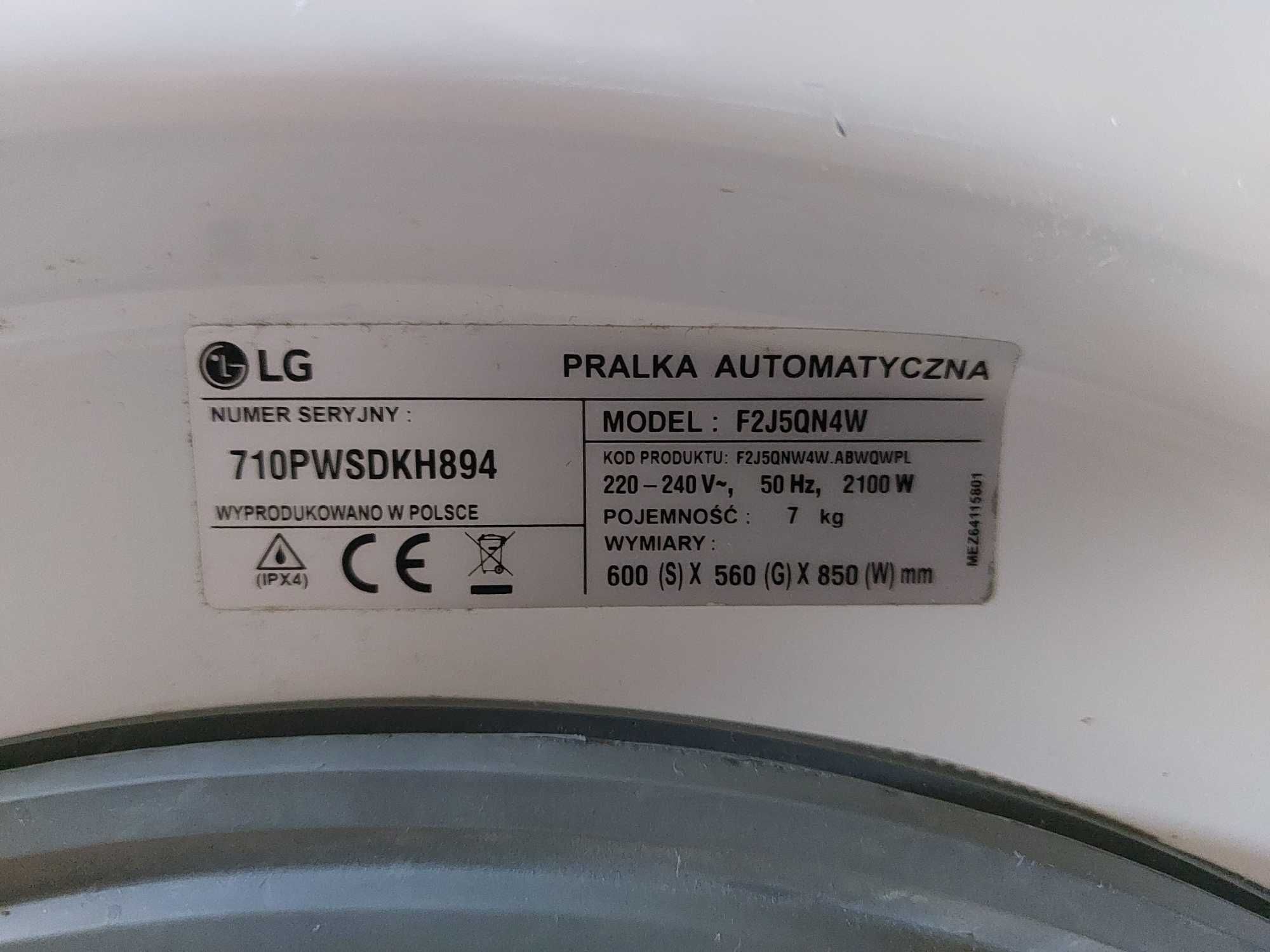 Pralka LG F2J5QN4W