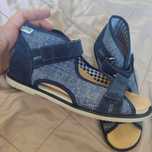 Buty ortopedyczne sandały z wkładką Postęp r 34 wkł. 22cm