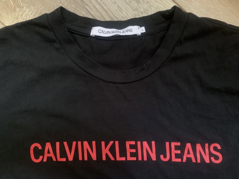 Футболка Calvin Klein Monogram Multilogo/Big Logo Tee.Оригинал.M-L.
