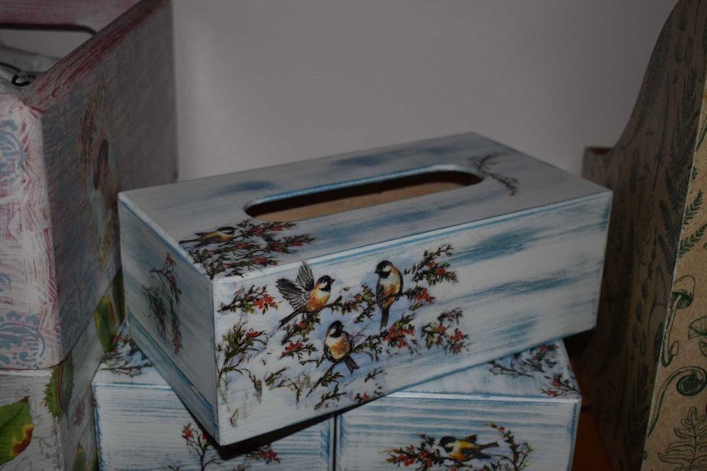 wiosenne klimaty chustecznik "ptaszki"