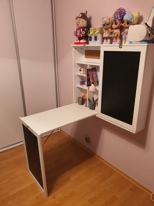 Stół kuchenny/ biurko prostokątny biały 18,5 x 50 x 80 cm