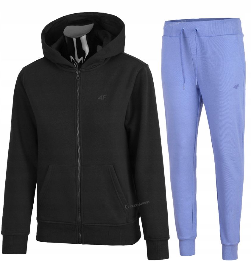 4f Damski Dres Bawełna Komplet Bluza Spodnie / rozm Xs