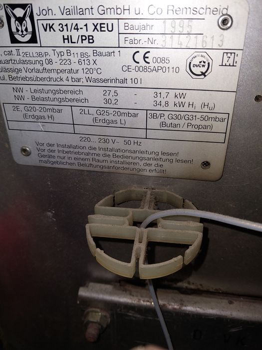 Pięć gazowy Valliant vk 31kv