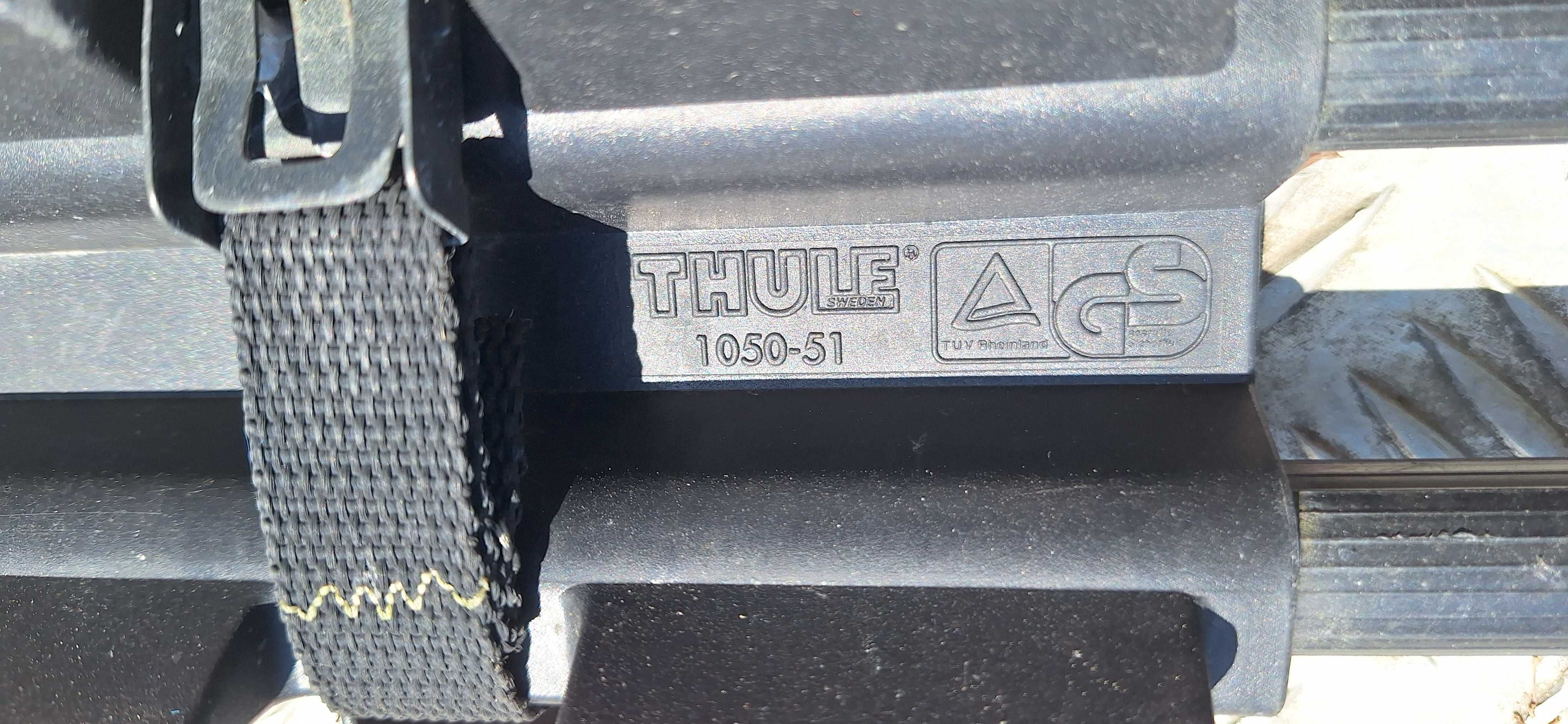 2x THULE bagażnik dachowy na rowery uchwyt rowerowy mocowanie 1050-51