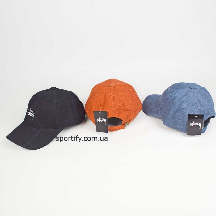 Кепка вільветова Stussy стусси бейсболка стуссі