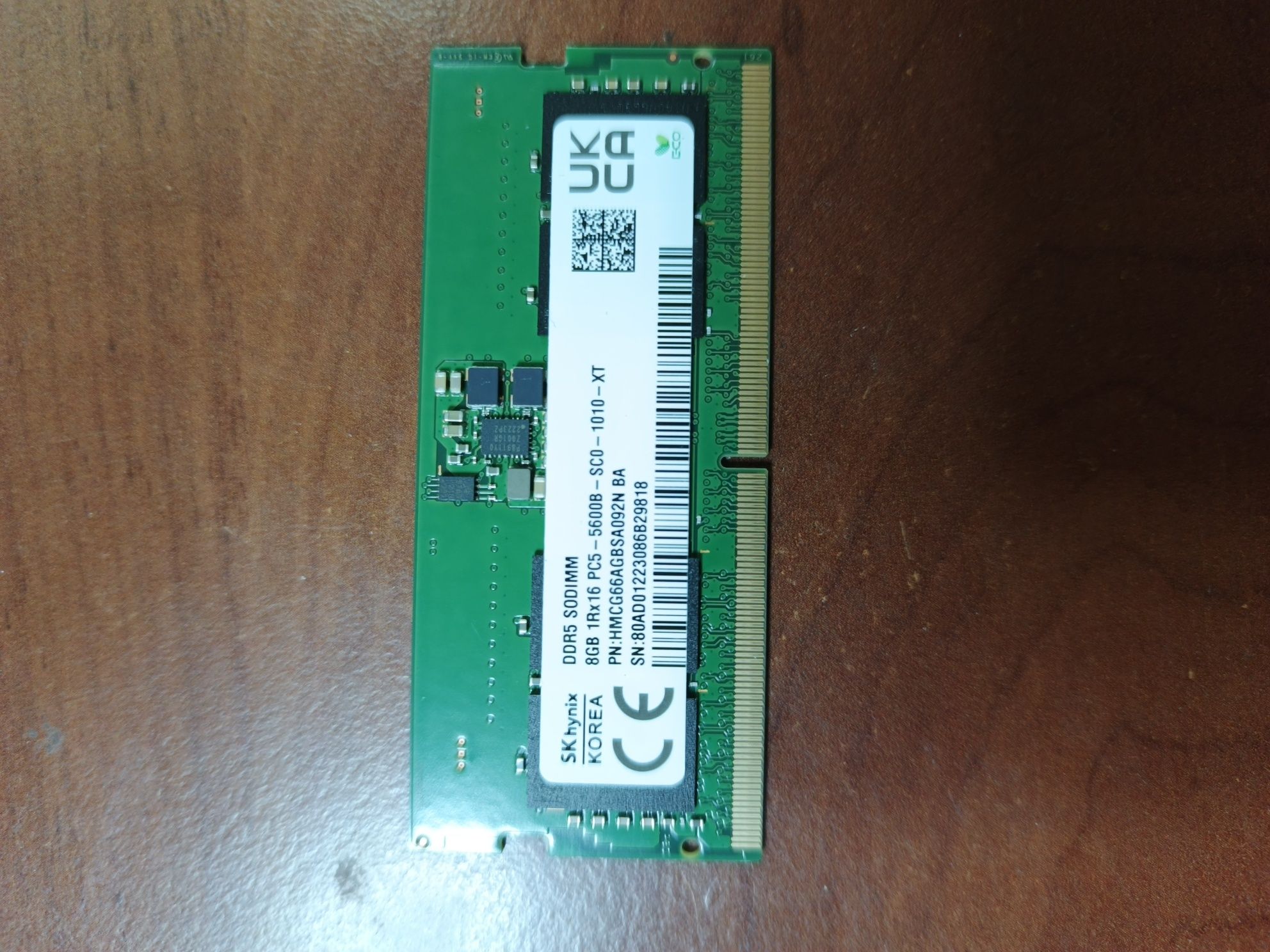Оперативна пам'ять SODIMM 2×8GB DDR5 PC5-5600 Hynix