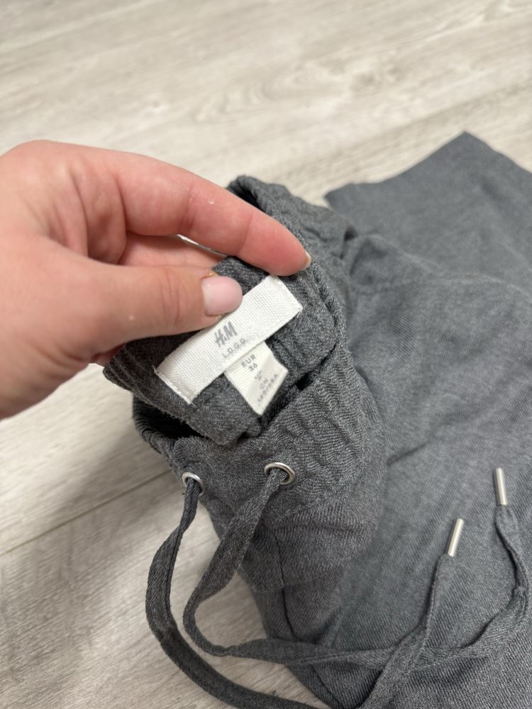 Штани сірі брюки H&M 36/38 розмір S M