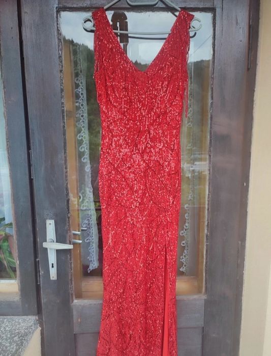 Piękna sukienka cekinowa Pretty Women roz S