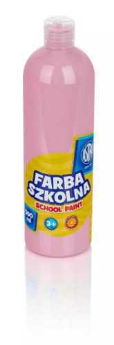 Farba szkolna różowa jasna 500ml ASTRA