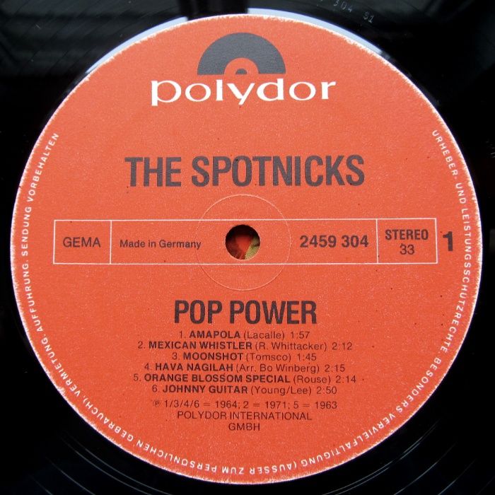 The Spotnicks – The Fantastic Spotnicks, winyl 12'', 33 rpm, EX+