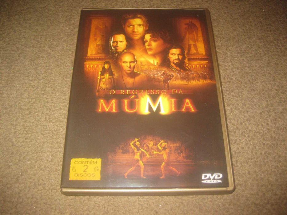 "O Regresso da Múmia" com Brendan Fraser/Edição Especial com 2 DVDs!