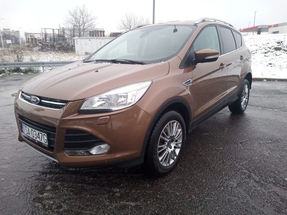 Ford Kuga 2.0TDCI 163KM 4WD Titanium, Automat, Bezwypadkowy, Serwisowany.