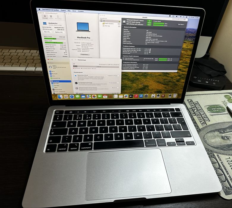 Macbook pro a2289 2020p акумулятор 8м годин