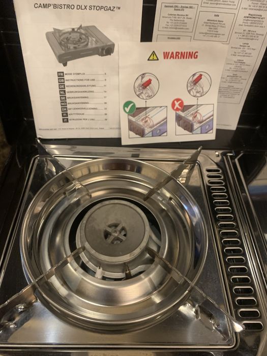 Campingaz Bistro DLX Stopgaz Переносна газова плитка (Кемпінгова)