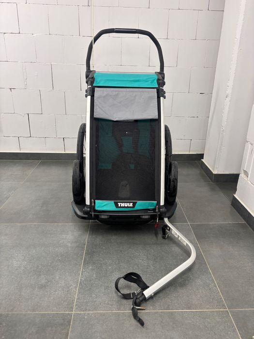 Thule Chariot Lite 1 + dodatkowy mocowanie do roweru