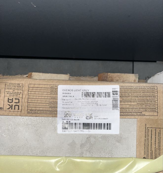 Gres Quenos Light Grey Mat Rectified 59,8x59,8 Opoczno