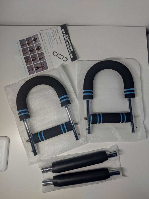 Equipamentos para treino da parte superior do corpo, braços e peito