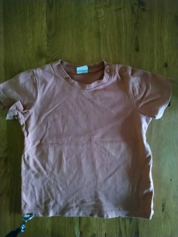 Komplet 3 szt koszulki bluzki H&M 80 cm