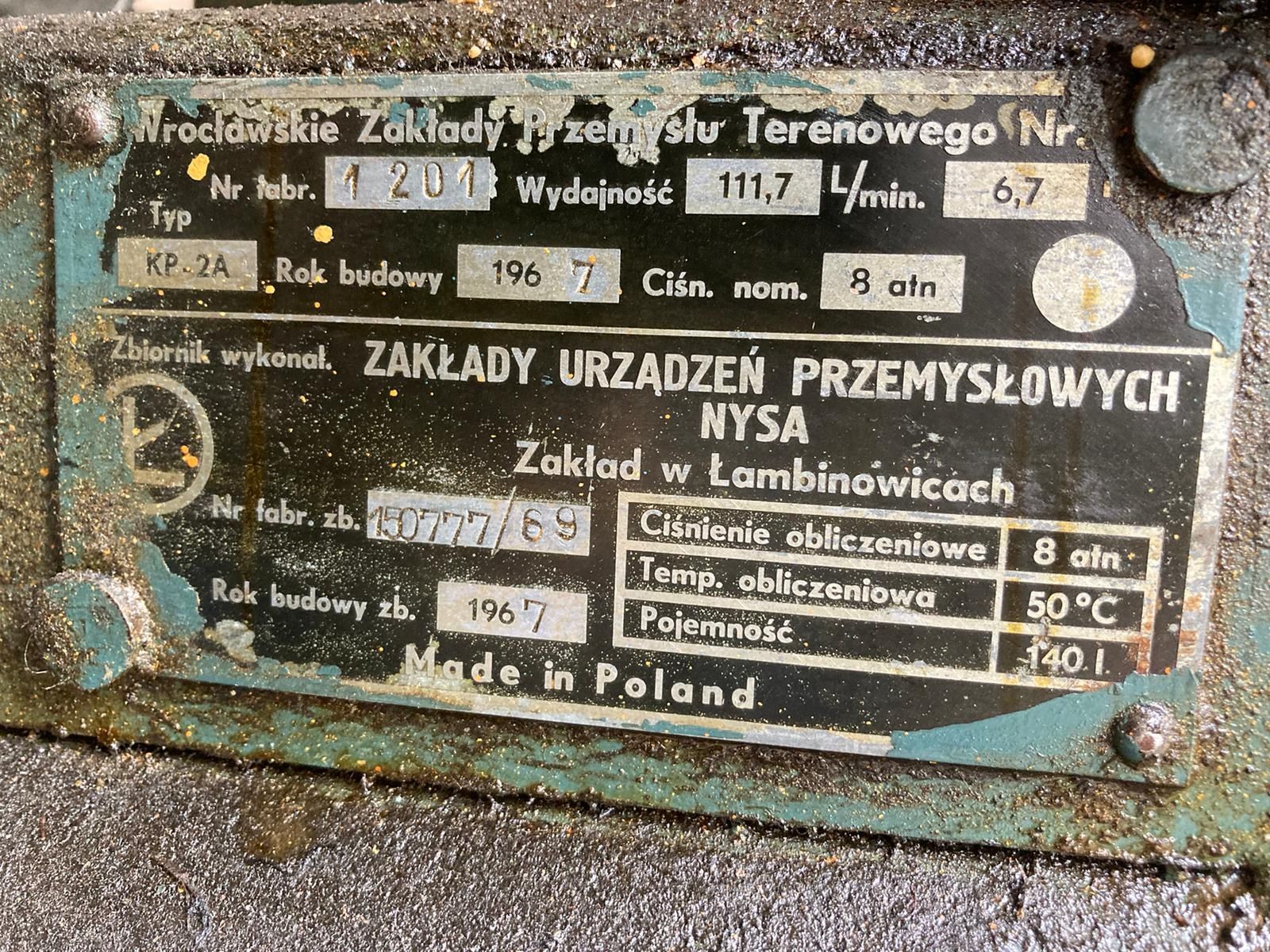 Sprężarka warsztatowa kompresor