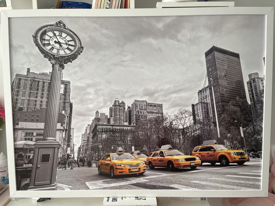 Obraz w białej ramie rozmiar 74/104